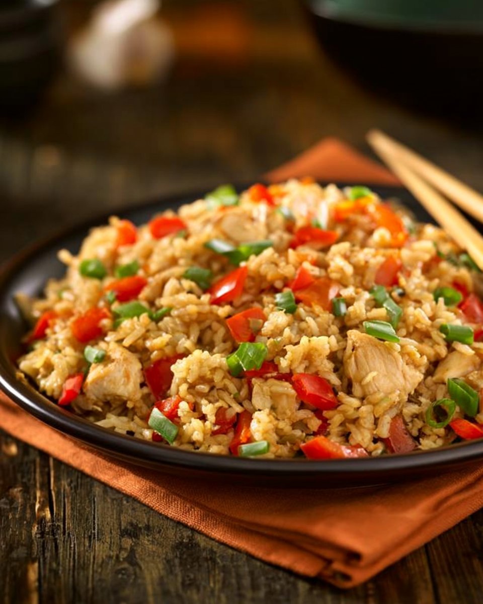 Asian Restaurant Inspired Fried Rice