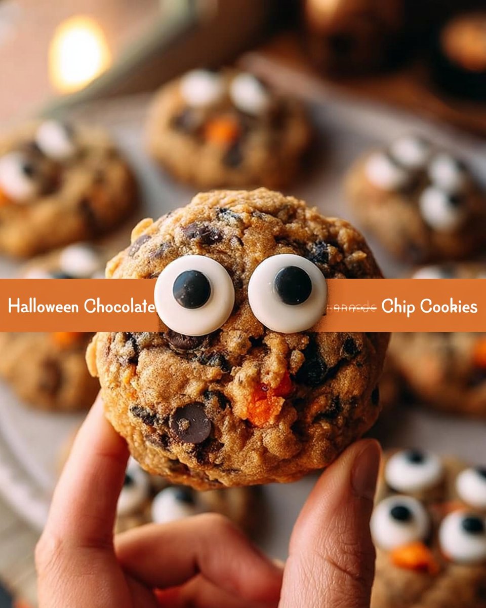 Halloween Chocolate Chip Cookies