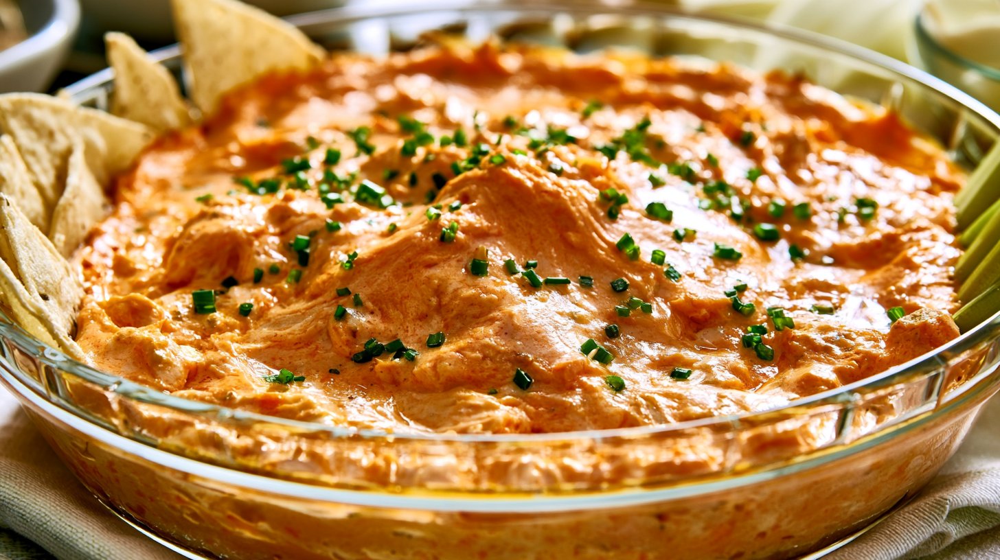 Easy & Healthy High-Protein Buffalo Chicken Dip