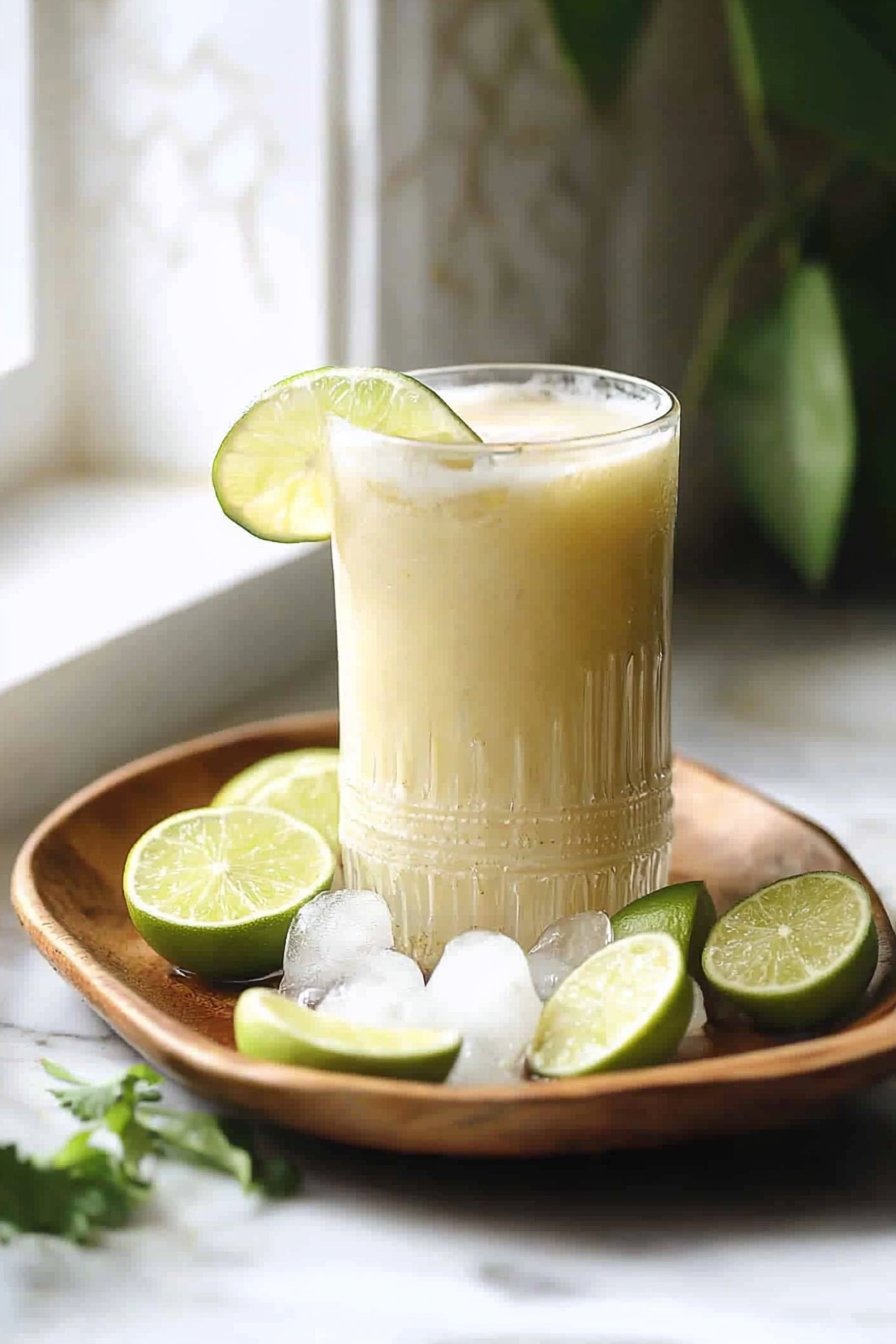 Cremige Kokosmilch-Brasilianische Limonade