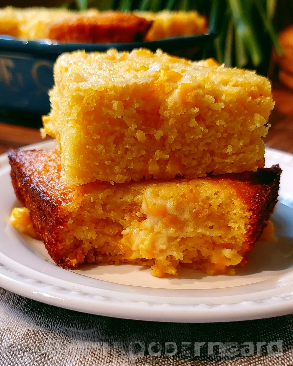 Moist Cornbread with Creamed Corn
