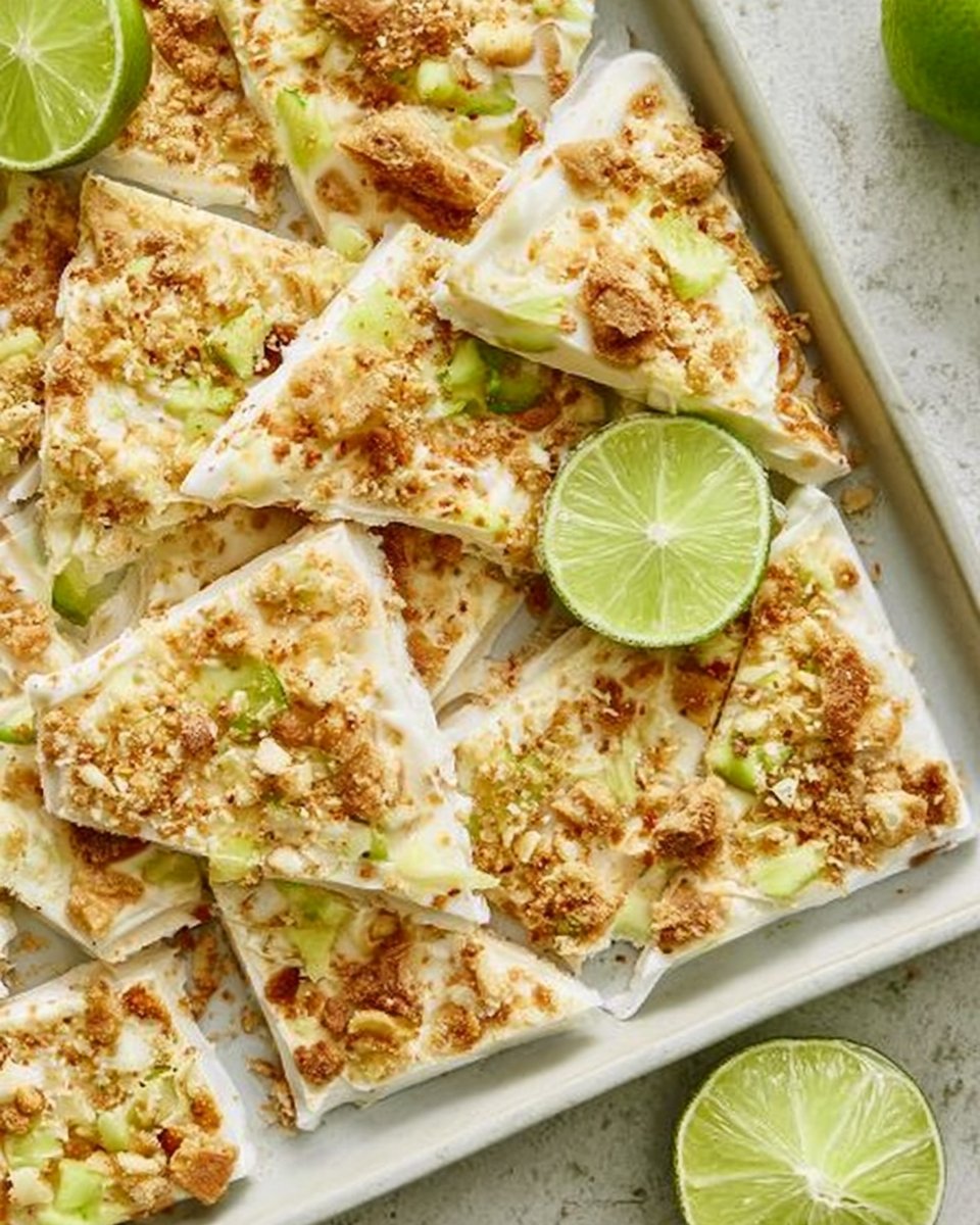 Key Lime Pie Yogurt Bark