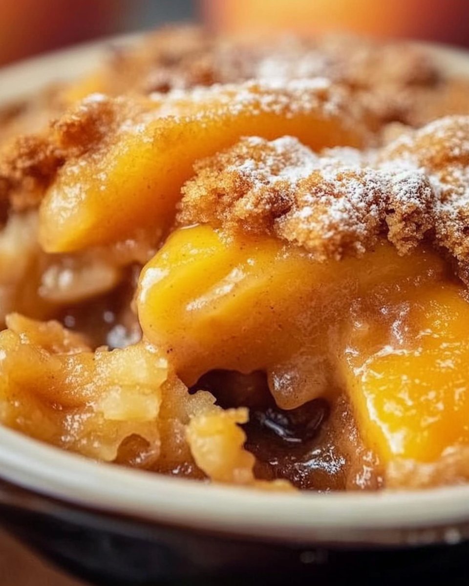 Old Fashioned Peach Cobbler