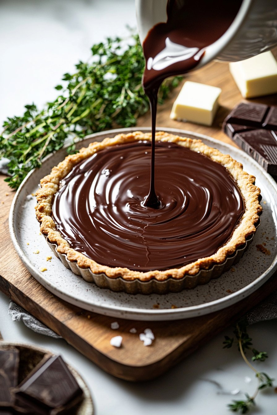 Schokoladenganache-Torte