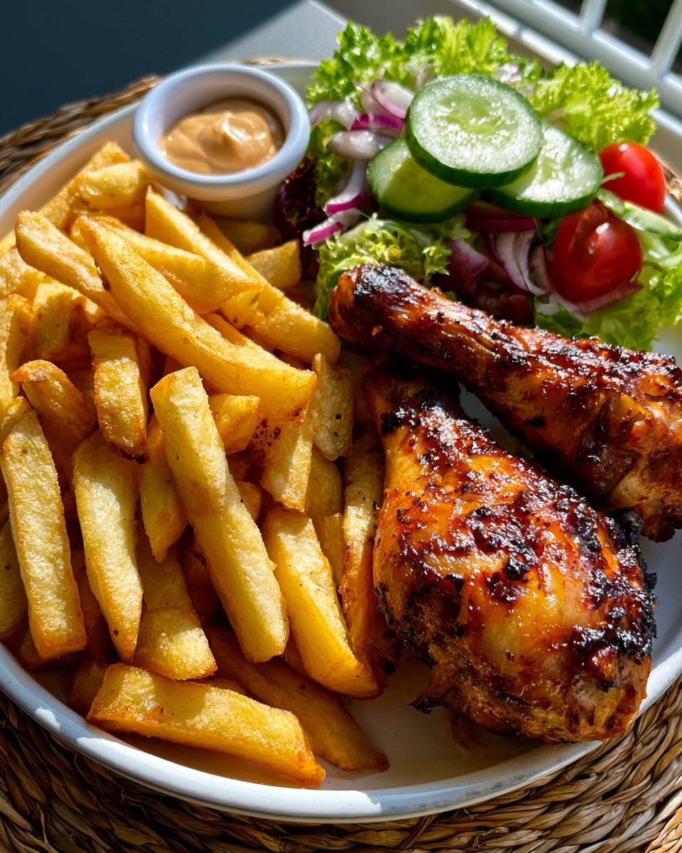 Juicy Chicken & Fries Comfort Plate