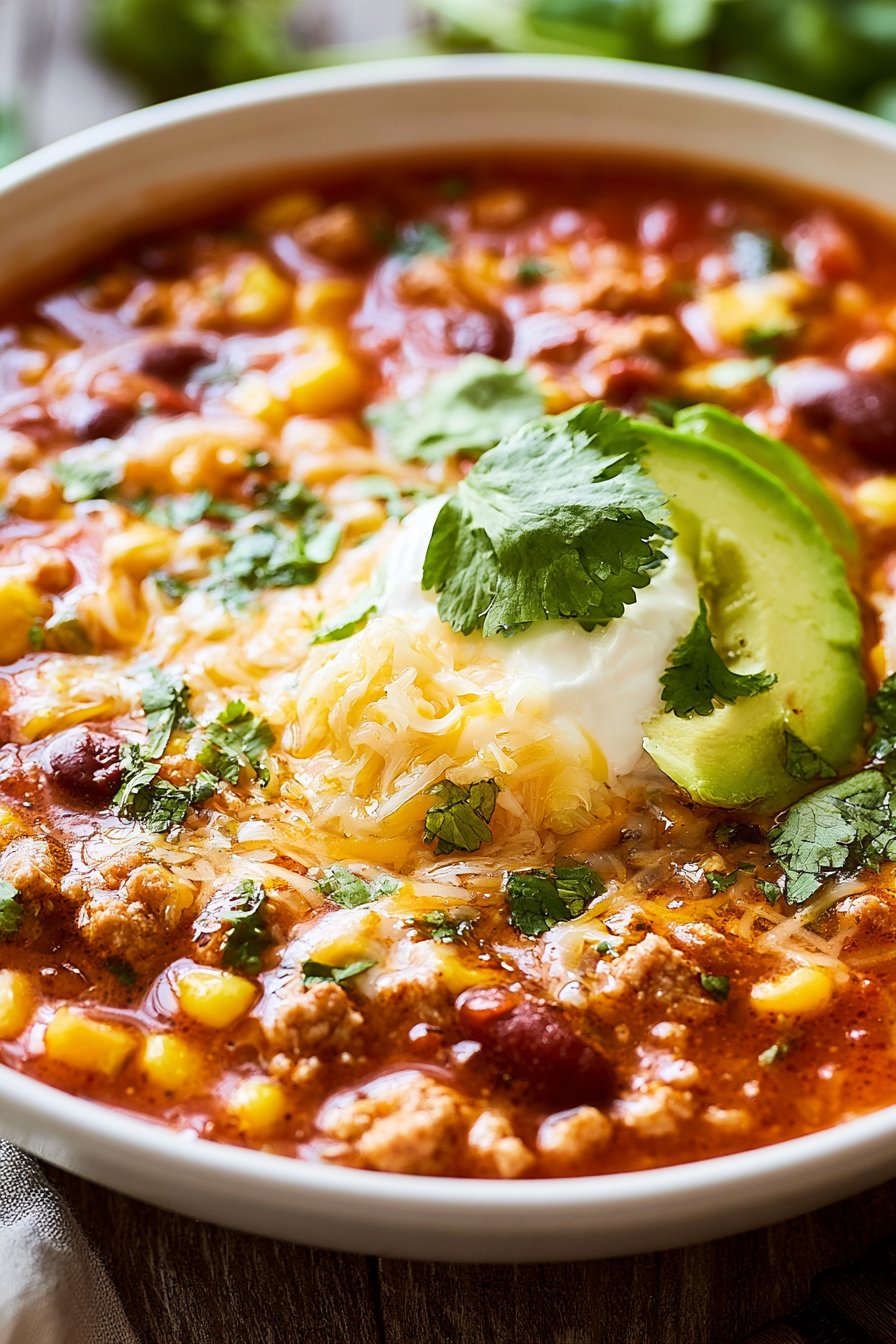 Turkey Taco Soup