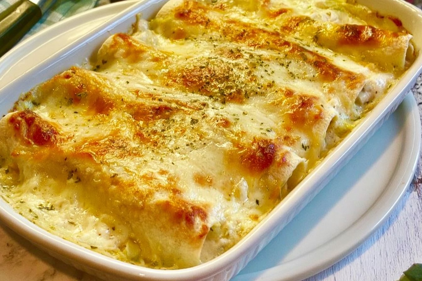 White Chicken Enchiladas Recipe 2 White Chicken Enchiladas
