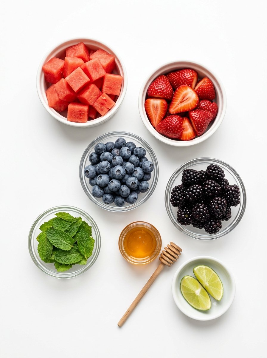 Berry Watermelon Fruit Salad