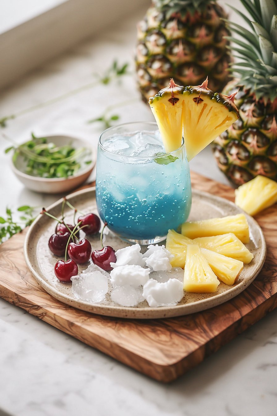 Blue Tropical Mocktail