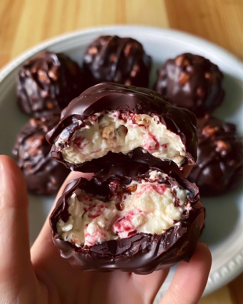 Chocolate-Dipped Yogurt Clusters