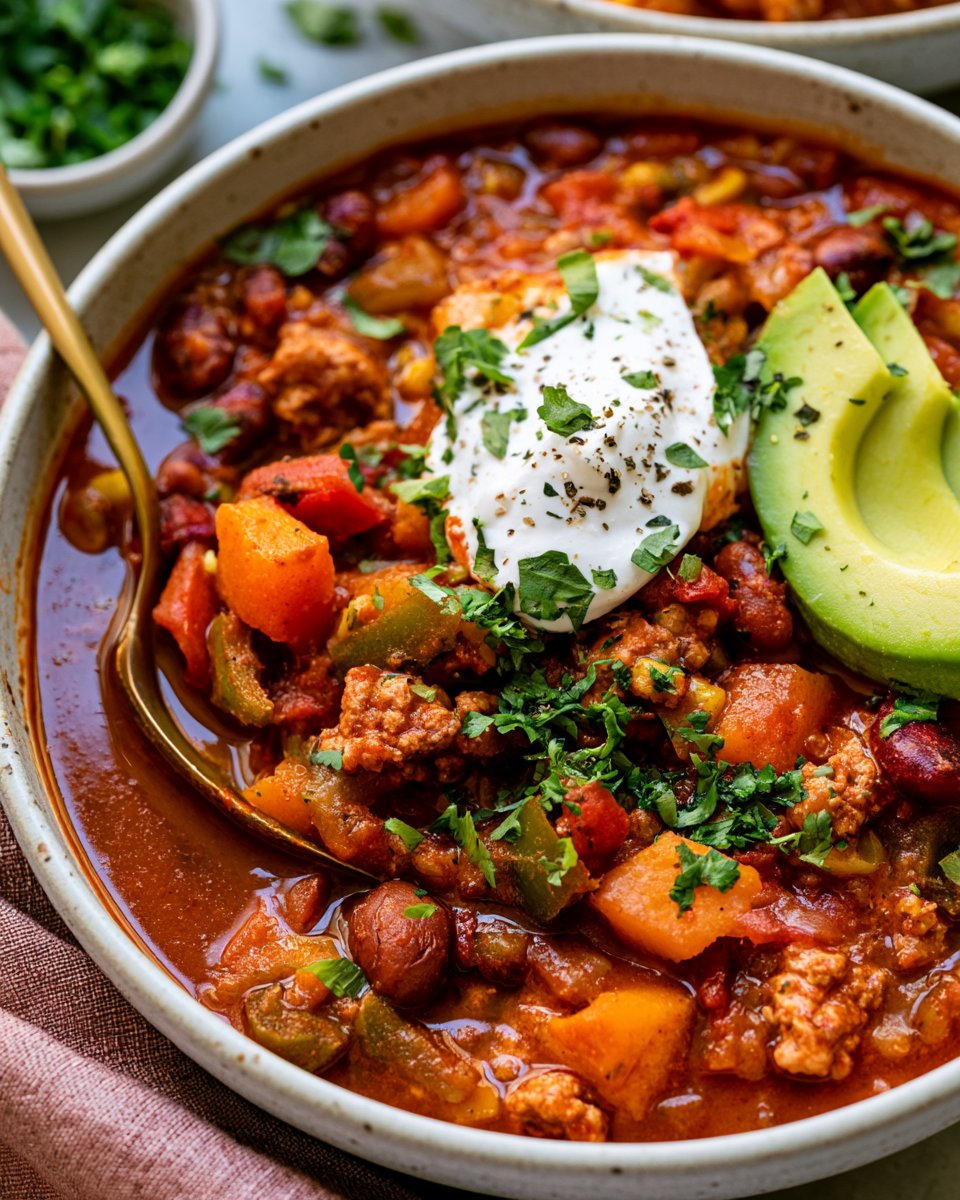 The BEST Turkey Chili