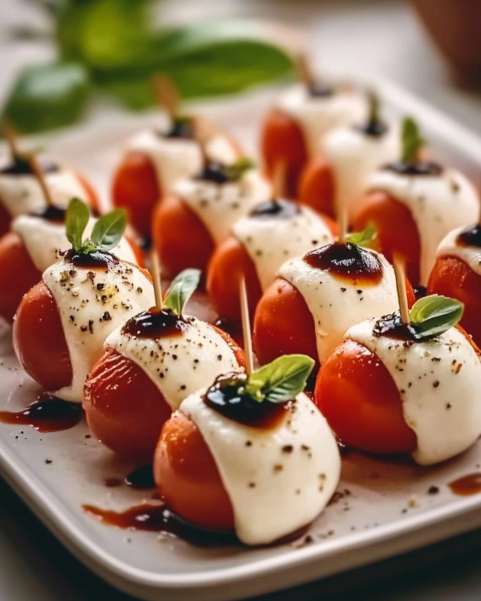 Halloween Caprese Appetizer