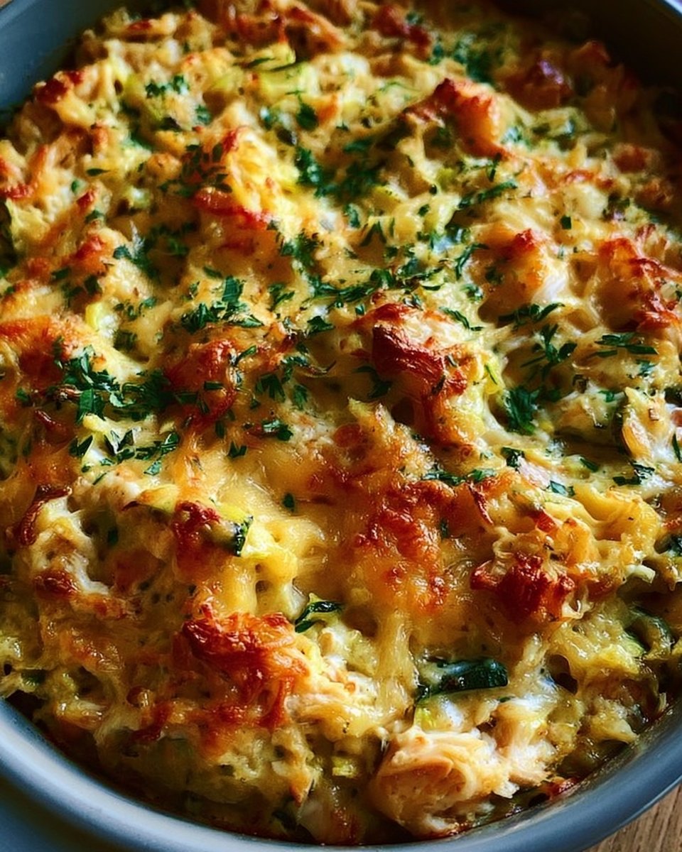 Minute Rotisserie Chicken Zucchini Casserole