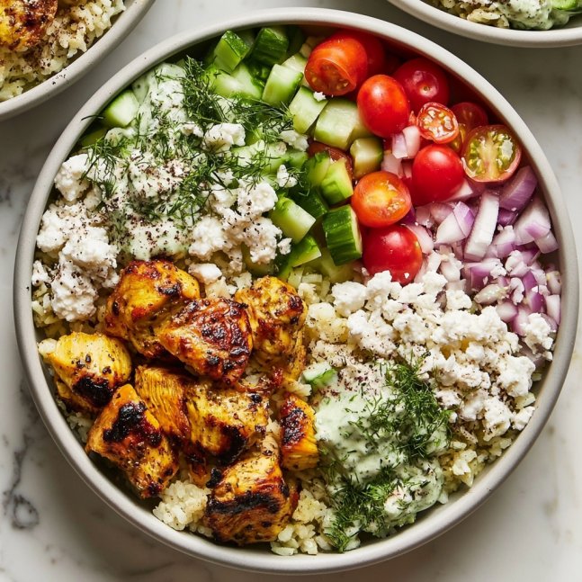 Mediterranean Chicken Bowls
