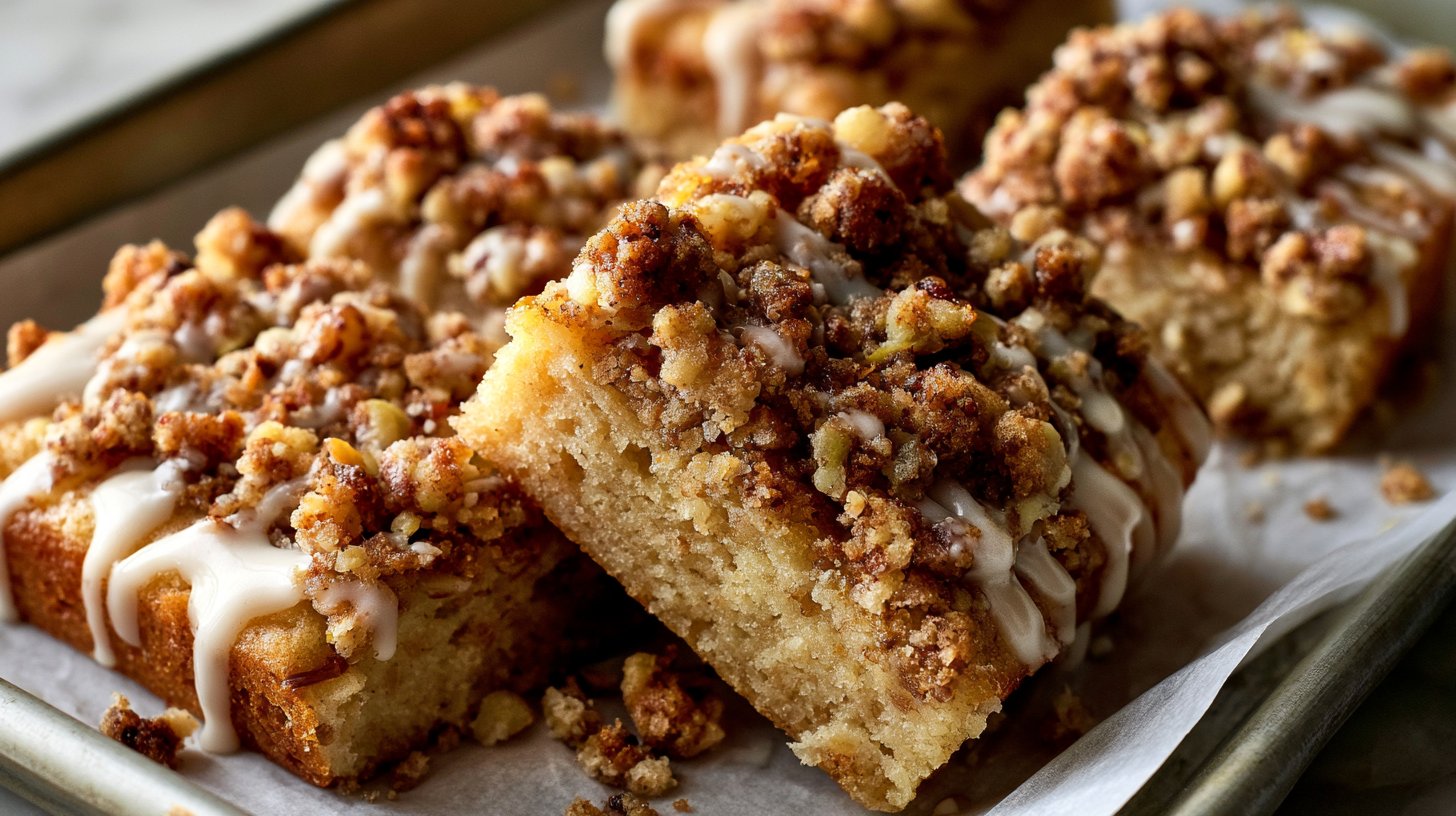 Cozy Apple Coffee Cake With an Apple Cider Glaze