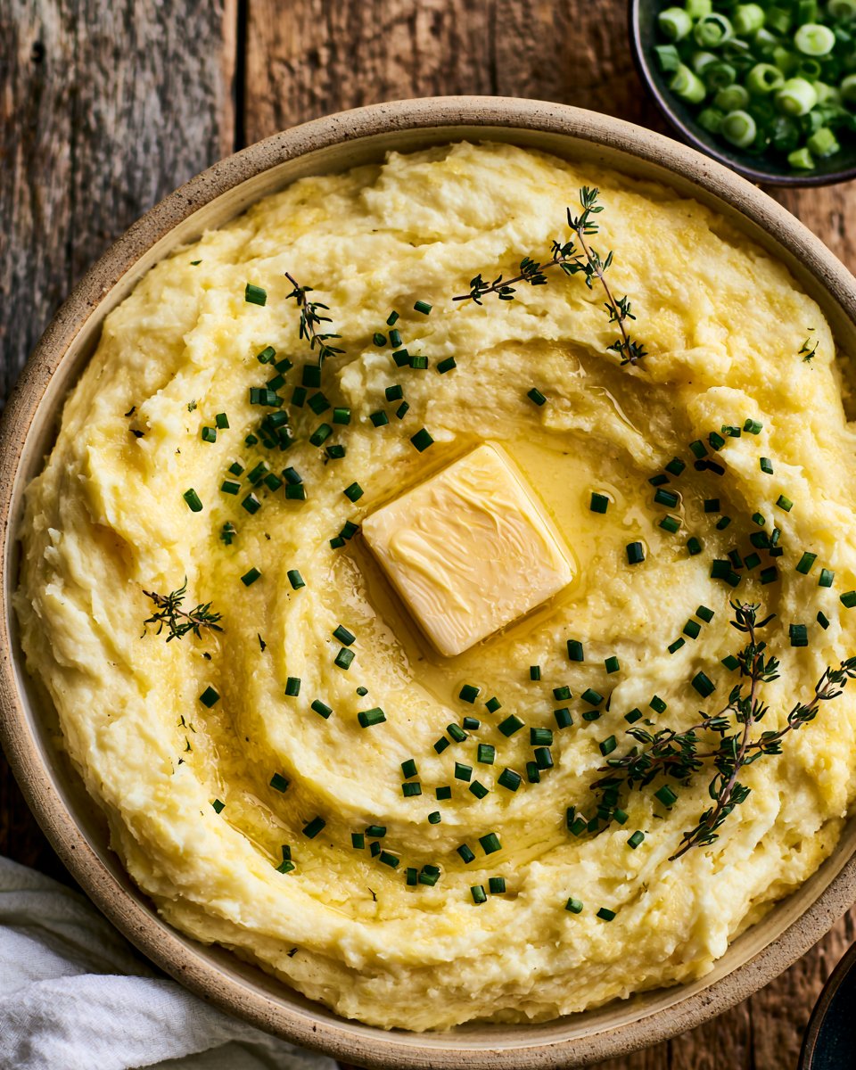 Fluffy Parmesan Mashed Potatoes