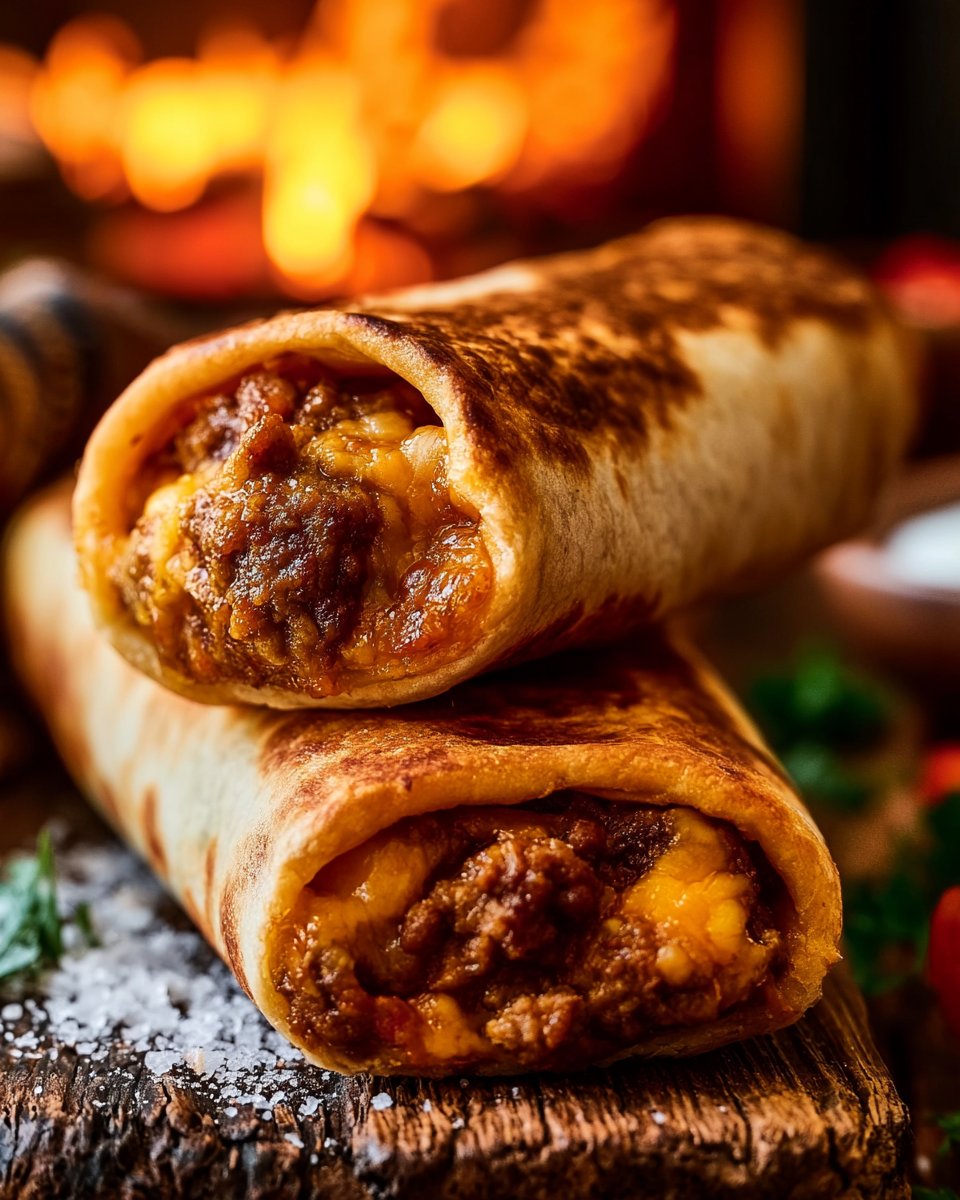 Beef and Cheese Chimichanga Recipe