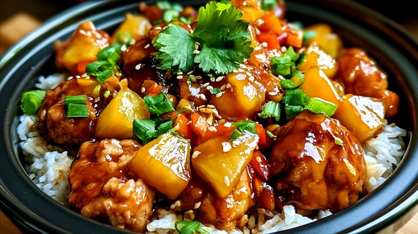 Sweet Hawaiian Crockpot Chicken