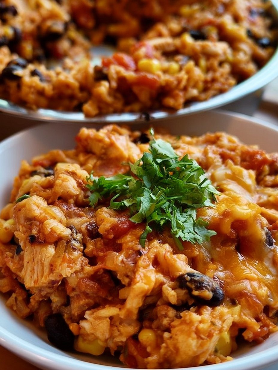 Burrito Bowls de Pollo en Olla a Presión