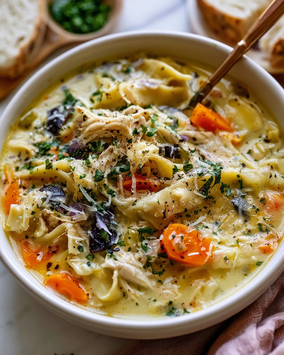 Creamy Chicken Noodle Soup