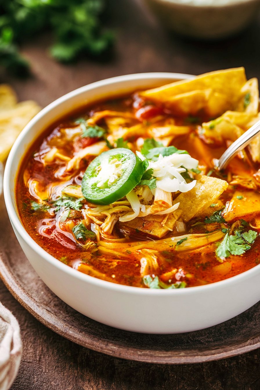 Easy 30-Minute Homemade Chicken Tortilla Soup