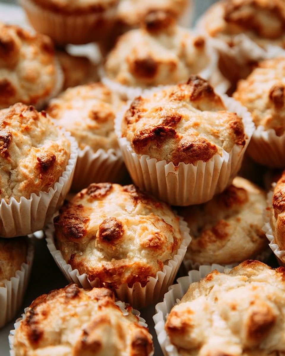 Proteinreiche saftige Apfelmuffins für Athleten