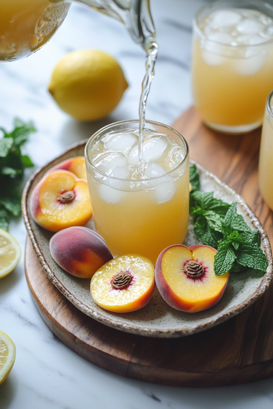 Sweet Peach Lemonade