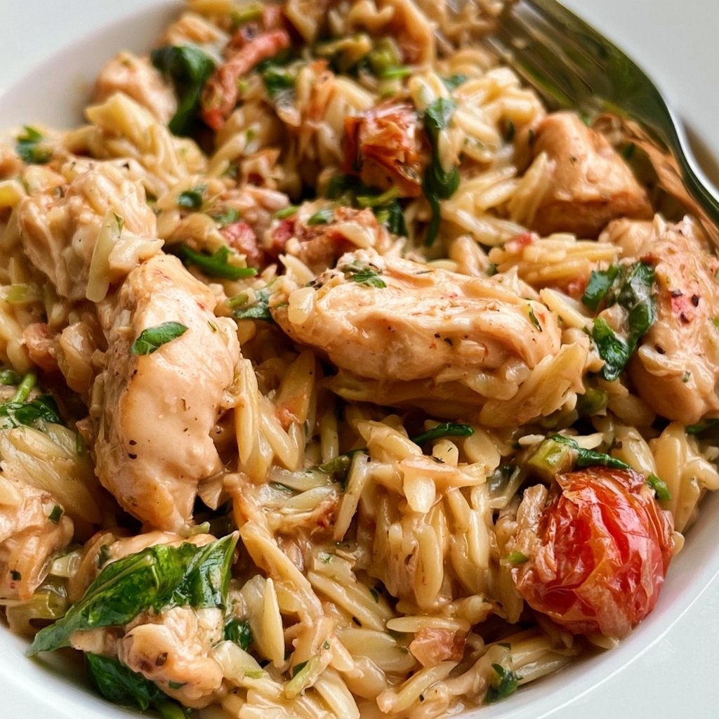 Protein-Packed Chicken Orzo