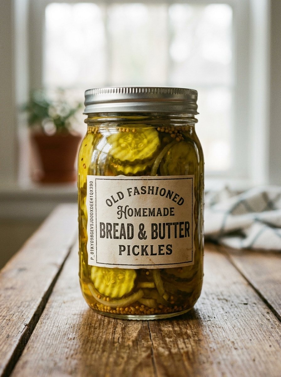 Homemade Refrigerator Bread and Butter Pickles
