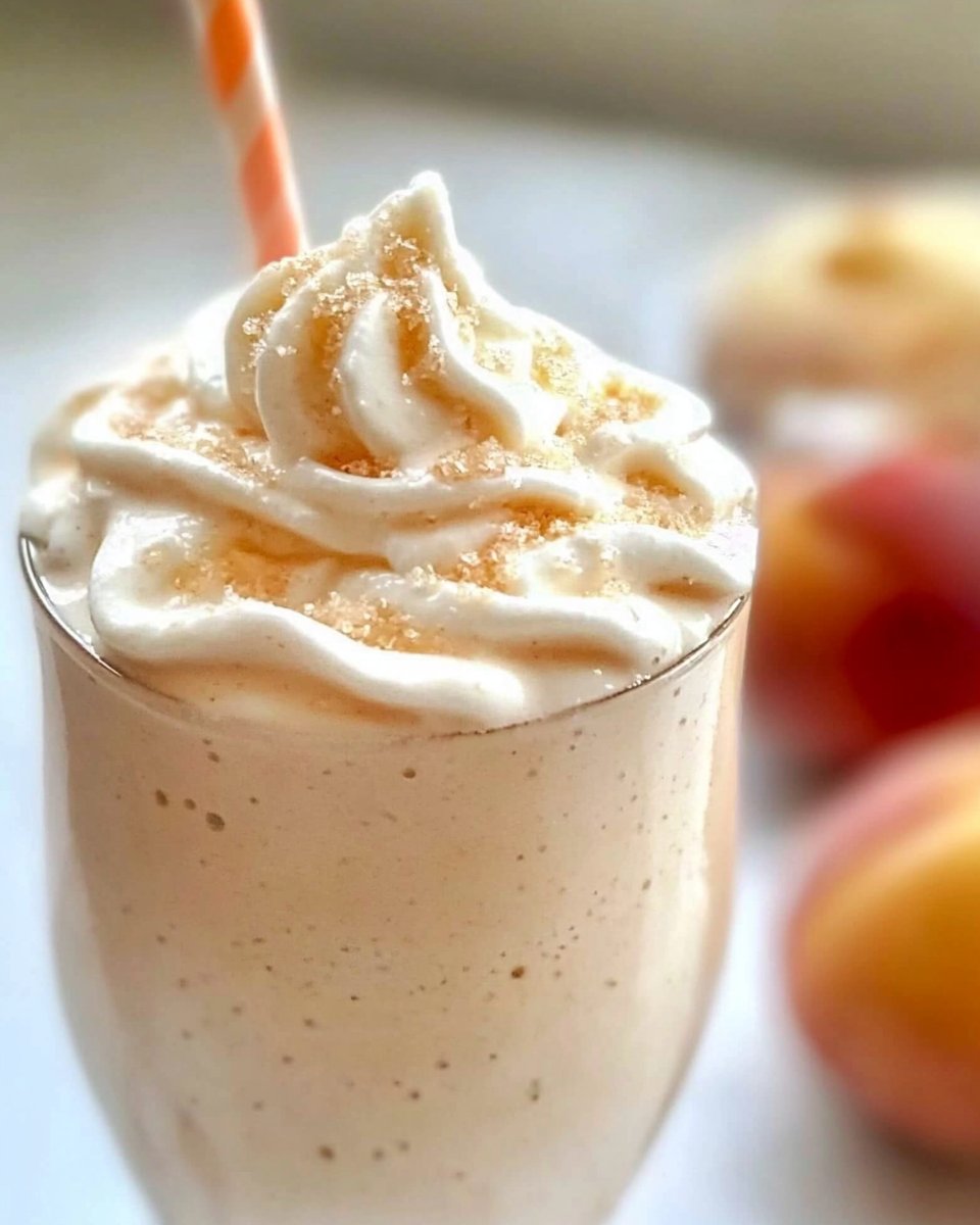 Copycat Chick-Fil-A Peach Milkshake