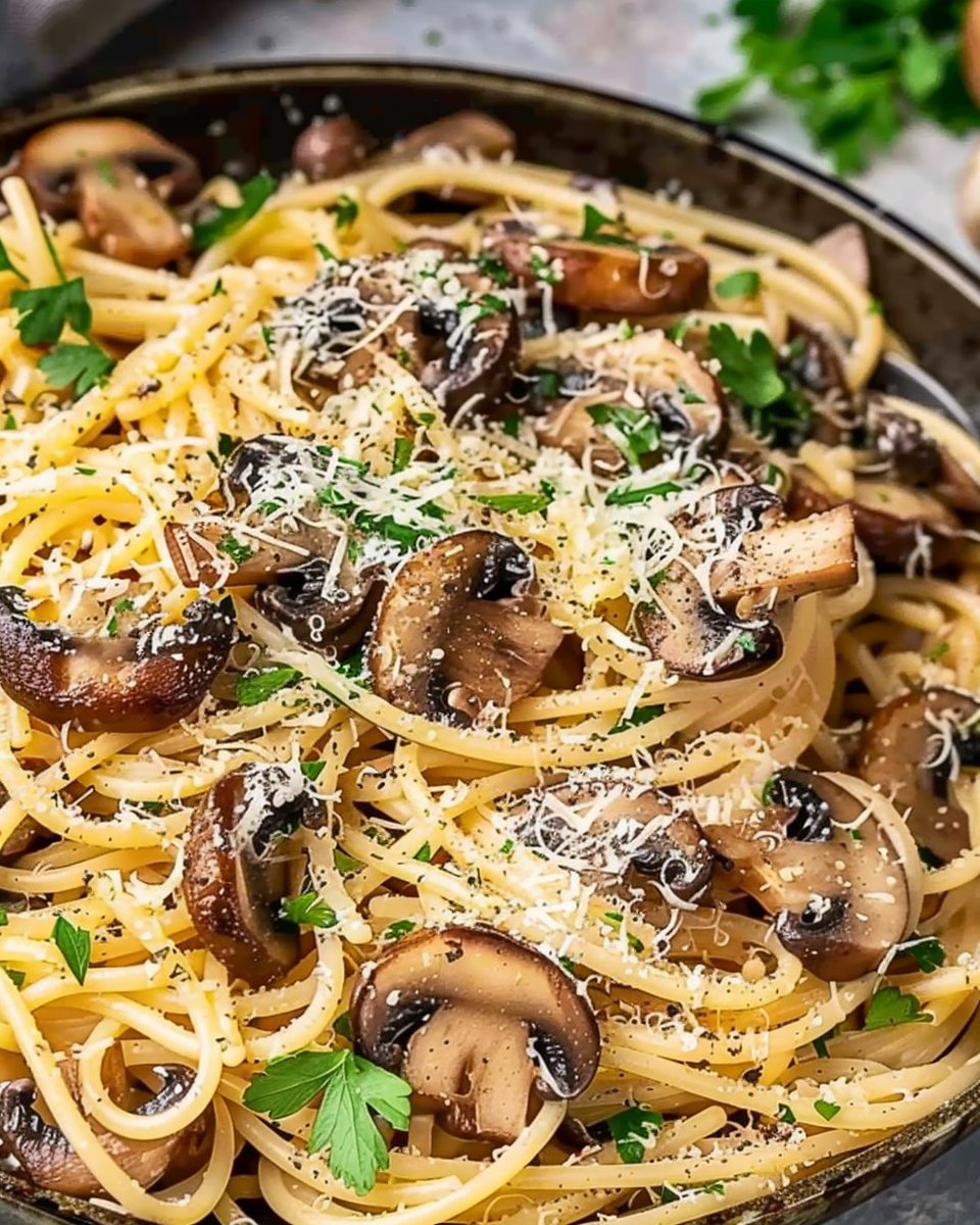 Mushroom Spaghetti