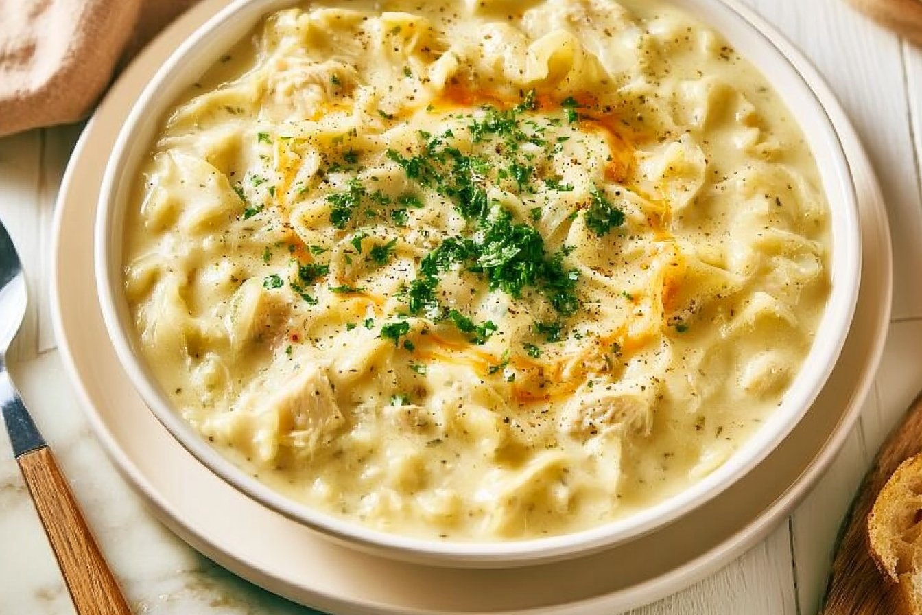 Creamy Chicken Noodle Soup