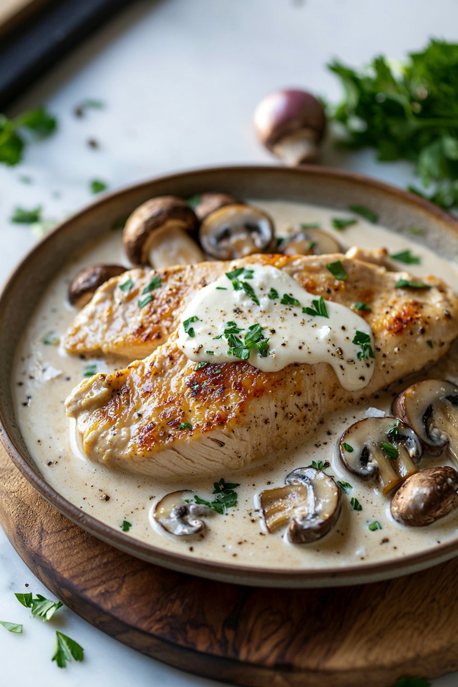 Creamy Mushroom Chicken