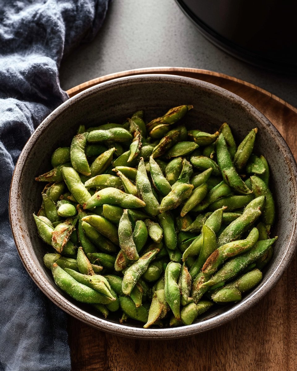 Air Fryer Frozen Edamame