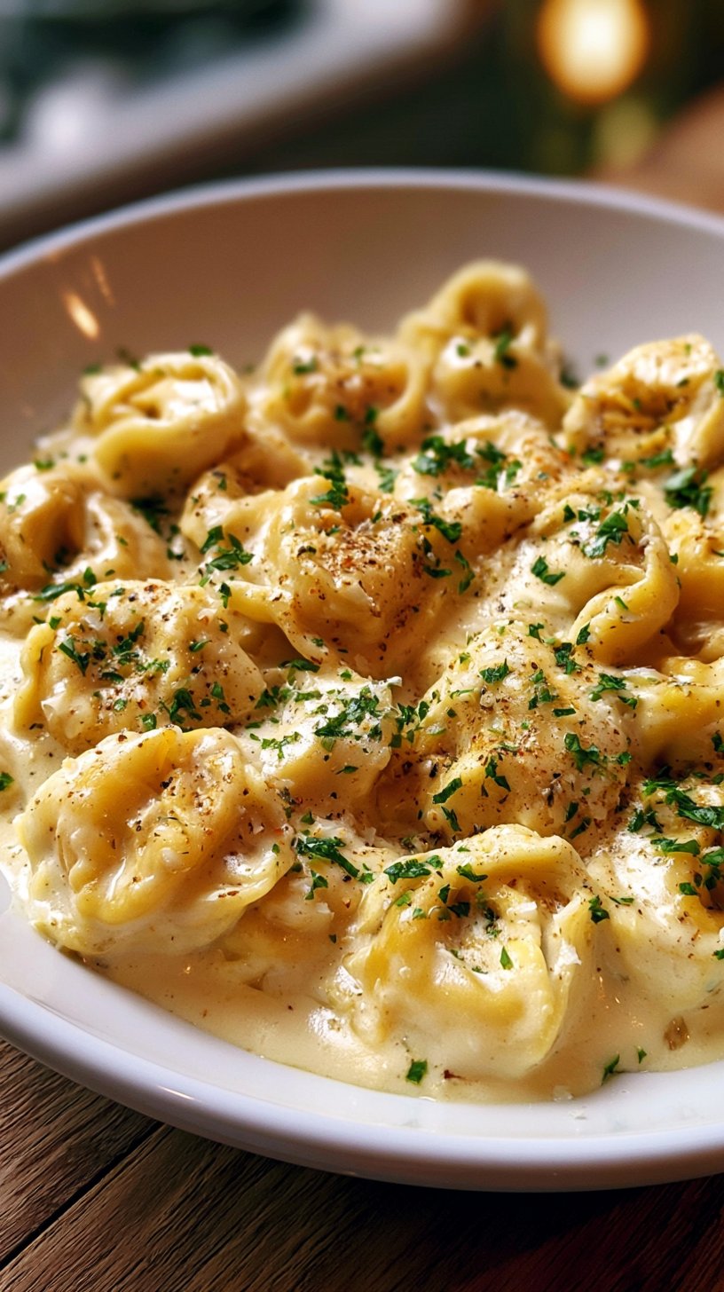 Cremige Knoblauch-Parmesan Tortellini – Schnell & Lecker!