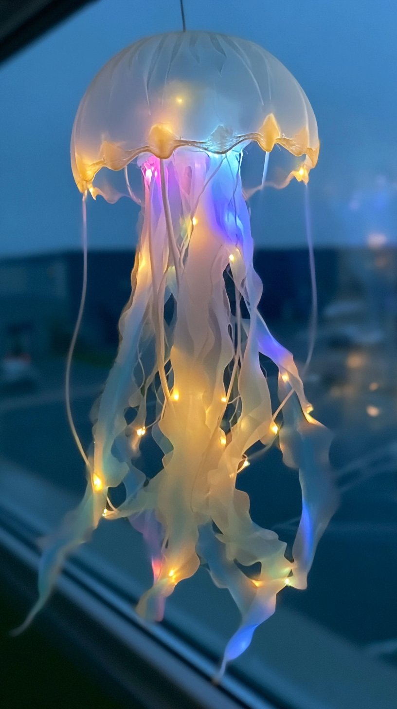 Handmade Jellyfish Lamp DIY Creative Materials Package
