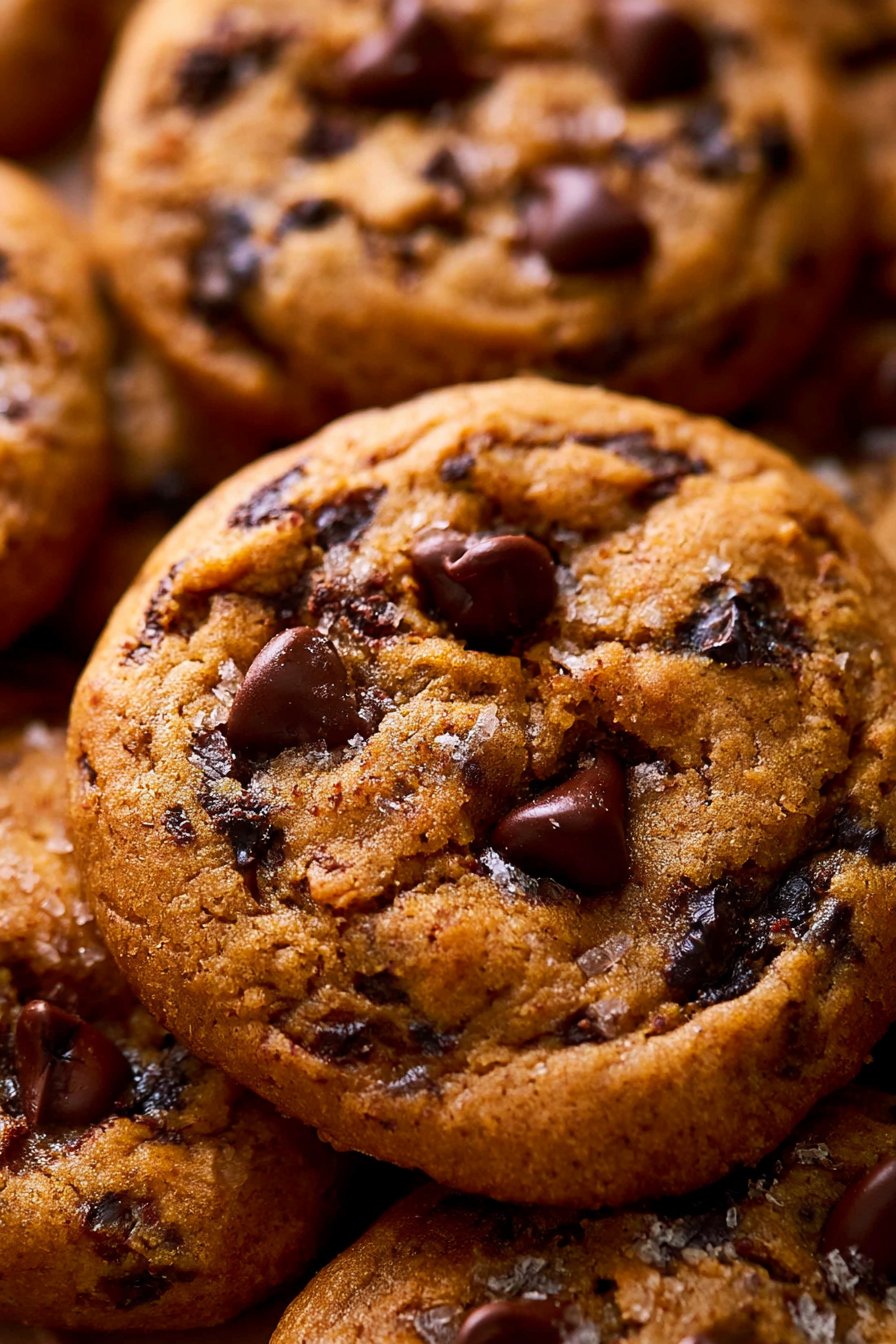 Crispy 30-Minute Brown Butter Pumpkin Chocolate Chip Cookies