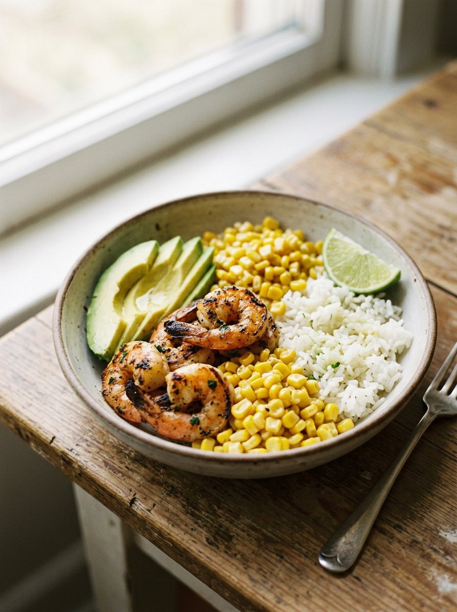 Easy Grilled Shrimp Bowl