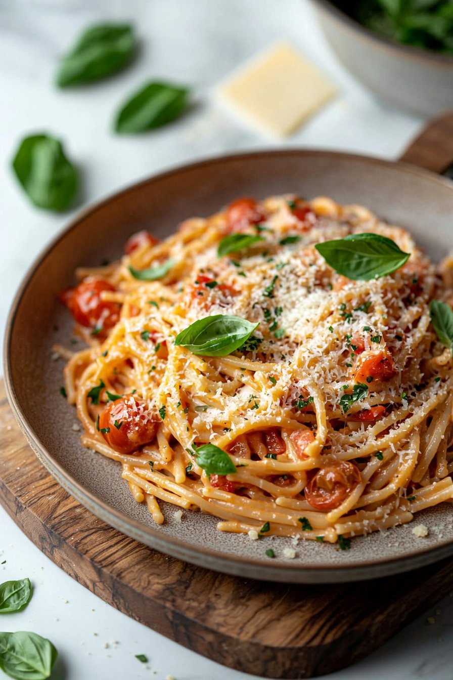 One-Pan Creamy Tomato Pasta