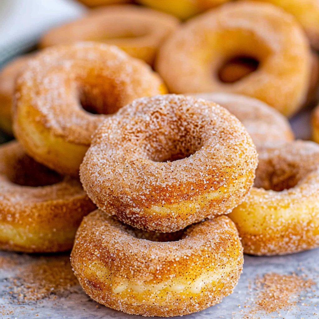 Mini Cinnamon Sugar Donuts