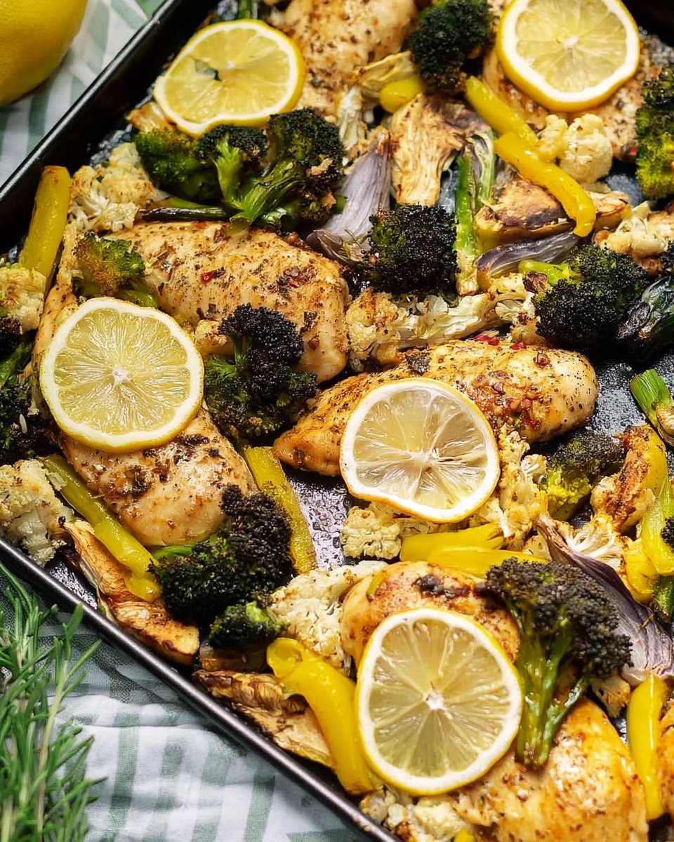 Sheet Pan Lemon Chicken and Veggies
