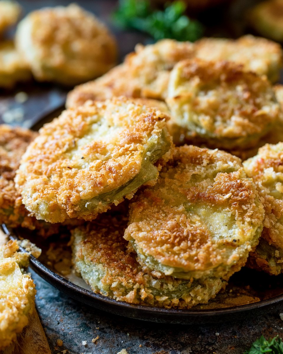 Air Fryer Fried Green Tomatoes Gluten Free