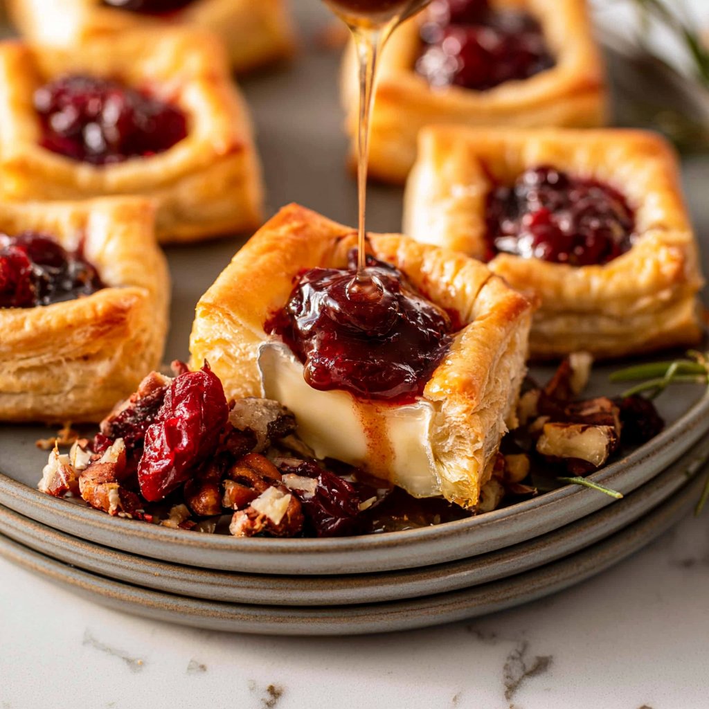 Brie Bites with Cranberry