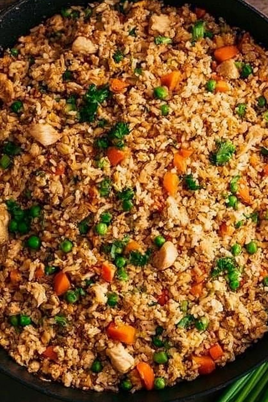 Ground Chicken Fried Rice
