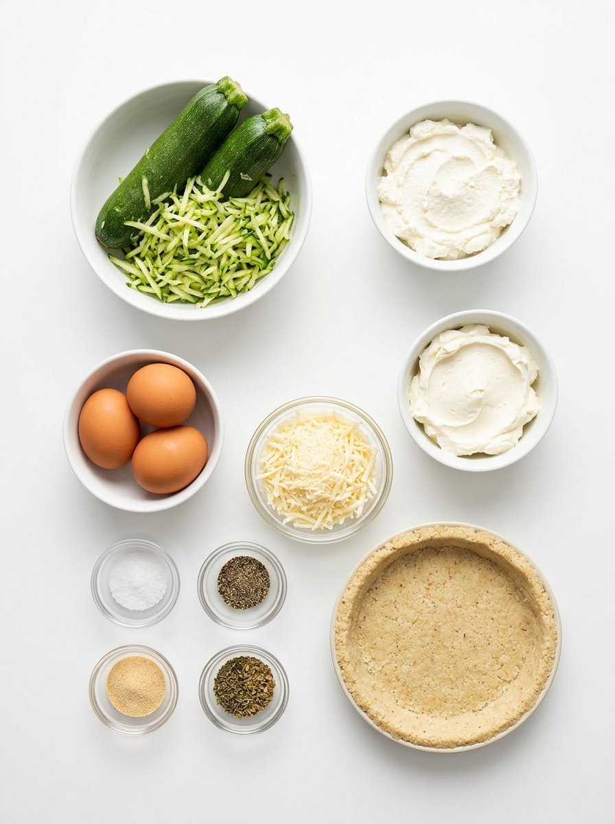 Zucchini Ricotta Cheesecake
