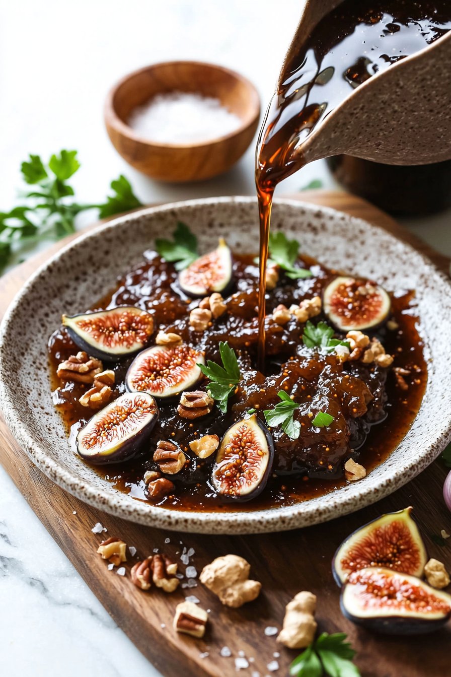 Homemade Fig and Walnut Chutney