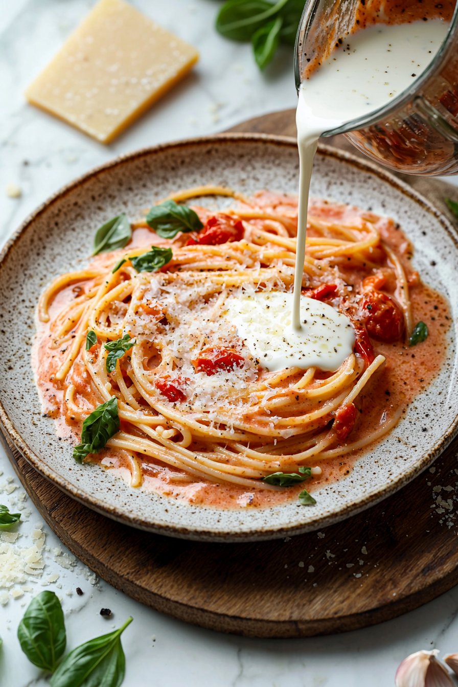 Creamy Tomato Pasta Sauce