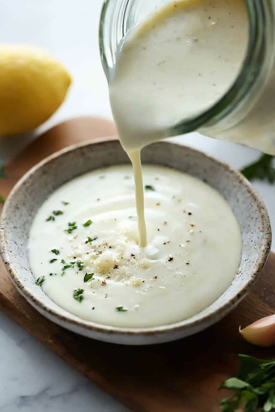 Easy Greek Yogurt Caesar Dressing