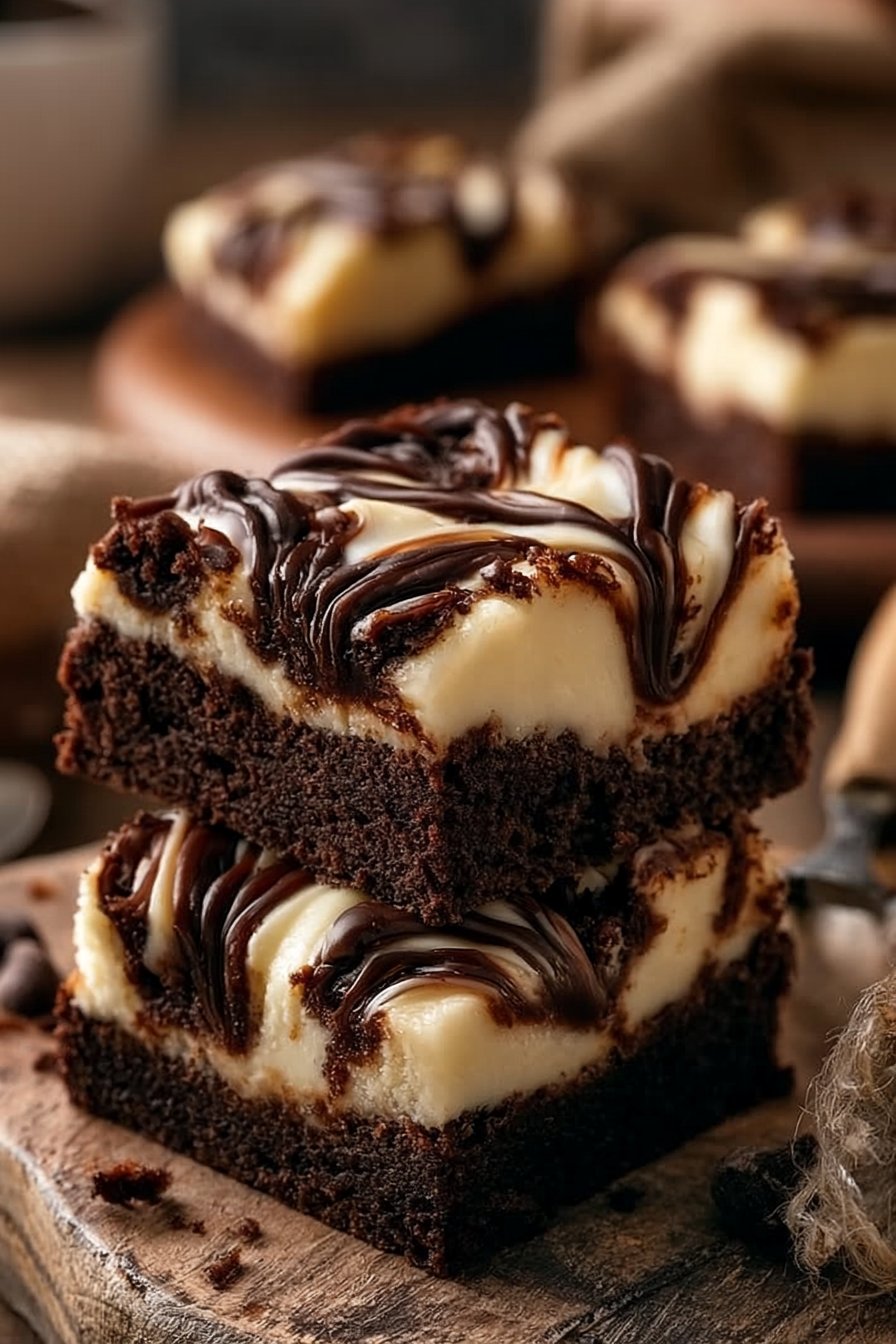 Frischkäse-Brownies