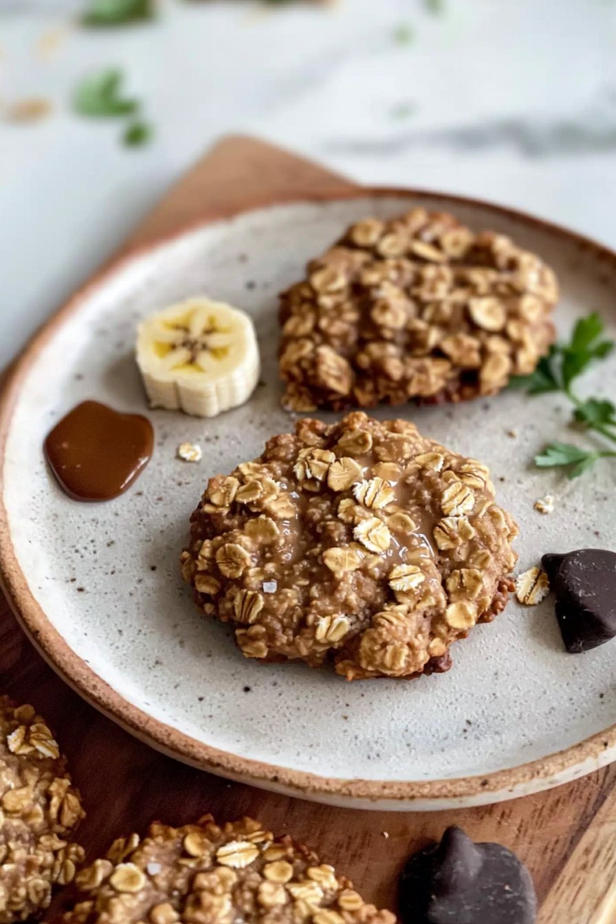 Healthy Banana Oatmeal Cookies